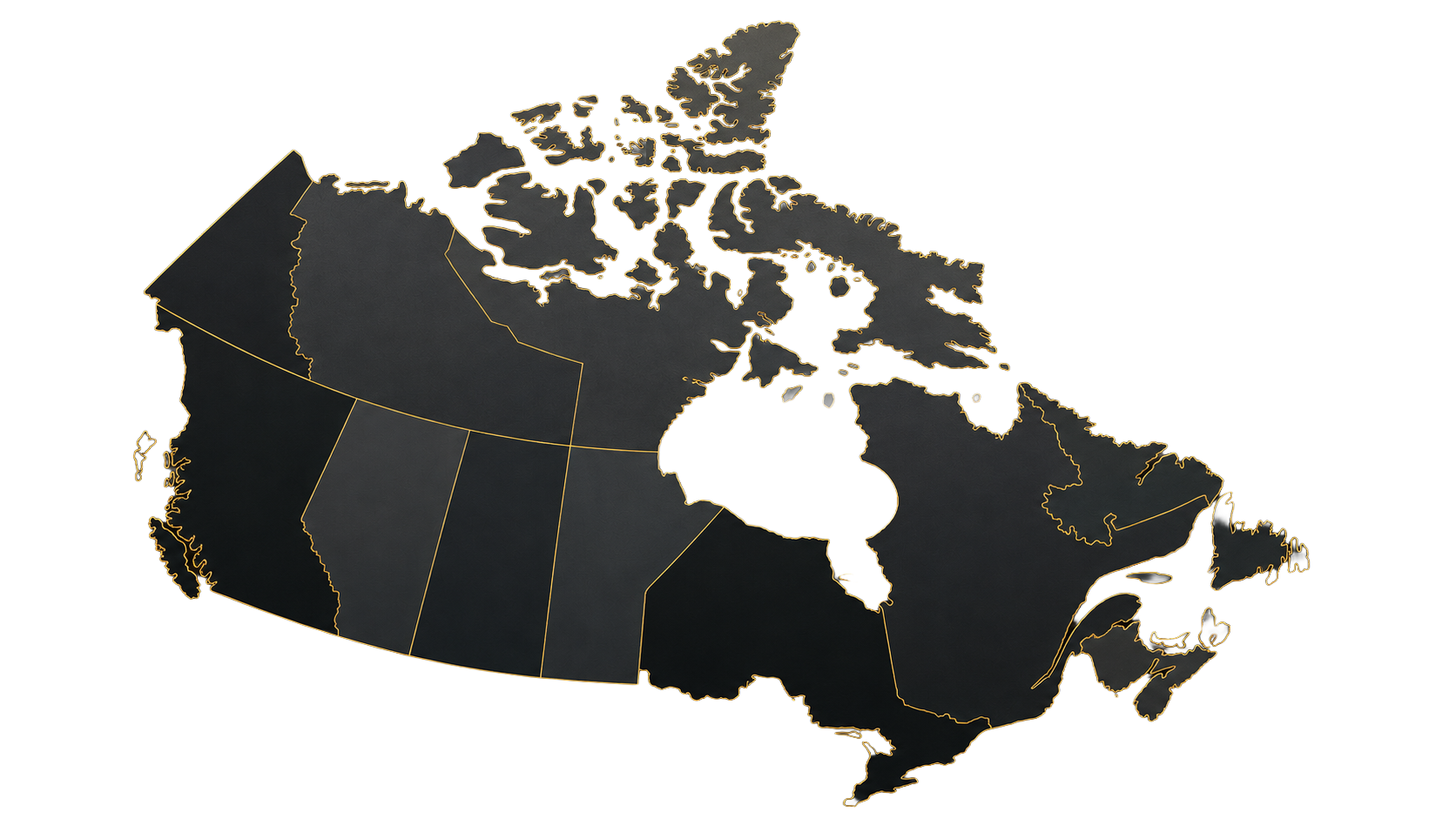 Interactive map of auto detailing businesses across Canada